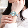 Charm Flowers Dial Quartz Wristwatch