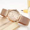 Luxury Fashionable Watch with Mesh Strap