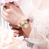 Charm Flowers Dial Quartz Wristwatch