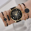 Crystal Rhinestone Bracelet Watch Set